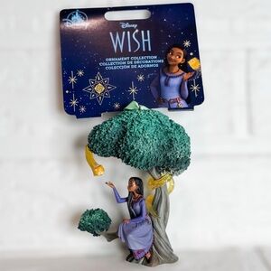 New Disney Wish Ornament with Purple and Green Accents